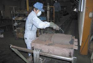 鋳物工場で採用（低圧で使用）